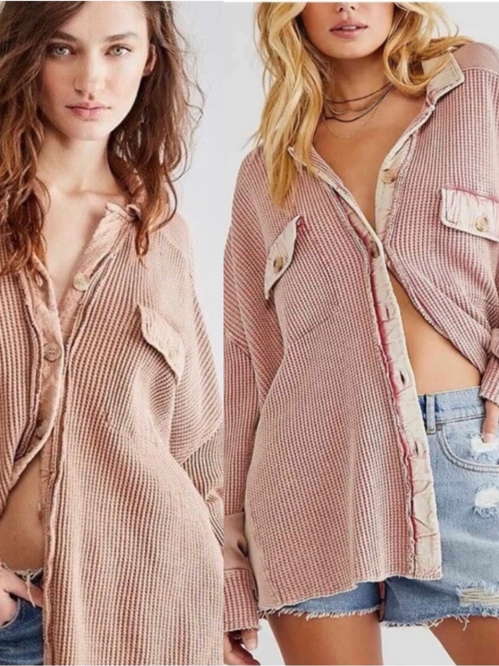 Free People One Scout Jacket Dusty Pink Size Medium